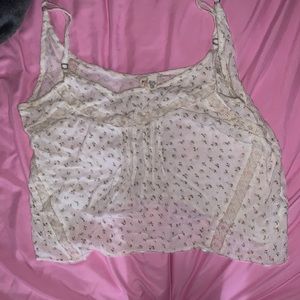 Small floral crop top